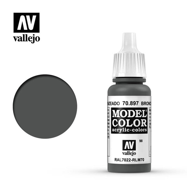 Model Color: Bronze Green 17 ml. (70.897) - Acrylicos Vallejo