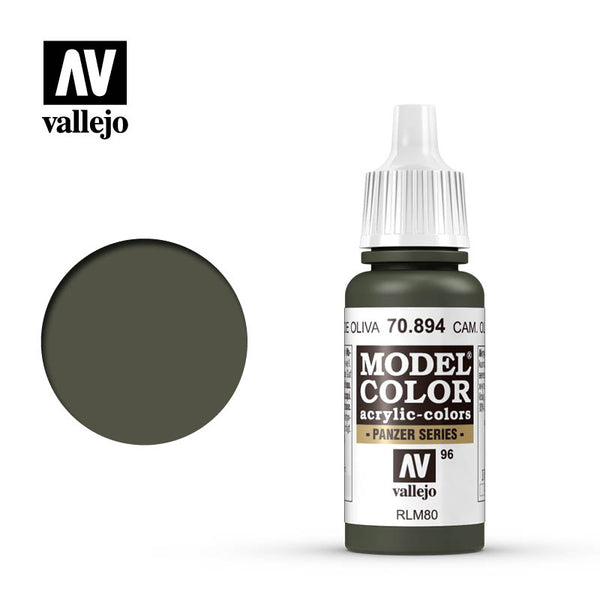 Model Color: Camouflage Olive Green 17 ml. (70.894) - Acrylicos Vallejo