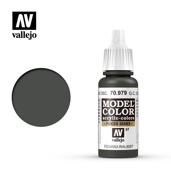 Model Color: German Camouflage Dark Green 17 ml. (70.979) - Acrylicos Vallejo