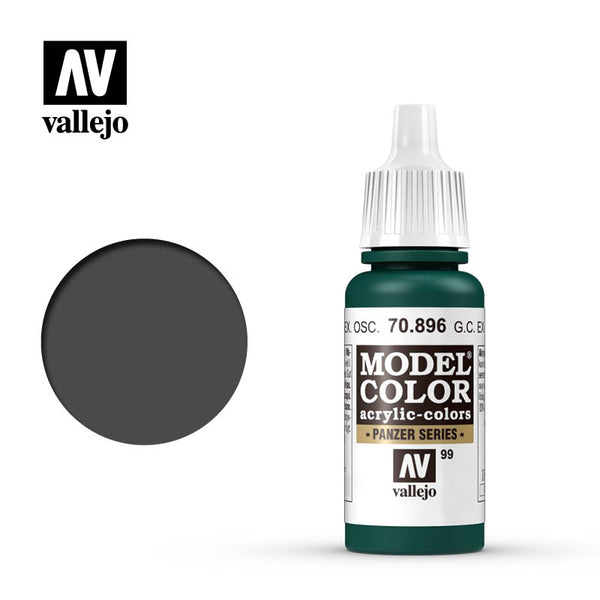 Model Color: German Camouflage Extra Dark Green 17 ml. (70.896) - Acrylicos Vallejo