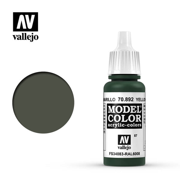 Model Color: Yellow Olive 17 ml. (70.892) - Acrylicos Vallejo