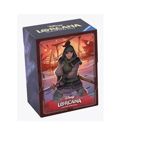 Disney - Lorcana: Rise of the Floodborn - Deck Box (Mulan) Disney - Lorcana: Rise of the Floodborn - Deck Box (Mulan)