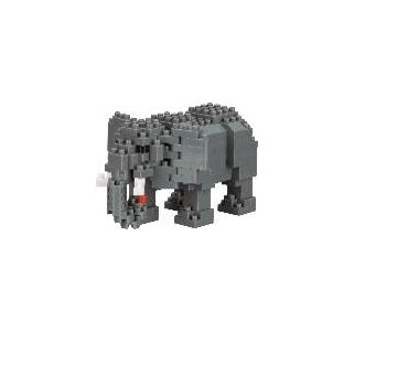 Nanoblock Animal Series African Elephant - Bandai Namco Toys