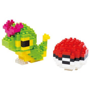 Nanoblock Pokemon Series Caterpie & Poke Ball - Bandai Namco Toys
