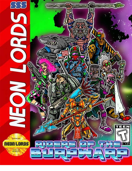 Dungeon Crawl Classics DCC Neon Lords Riders of the Burpwarp - Goodman Games