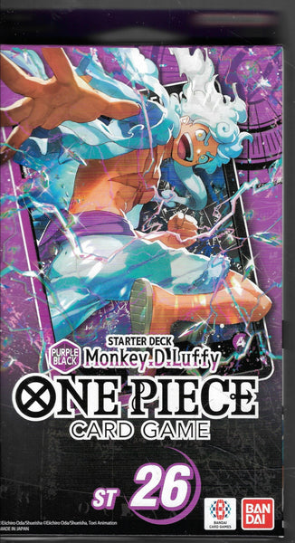 One Piece TCG Monkey D Luffy Purple Starter Deck ST26 - Bandai