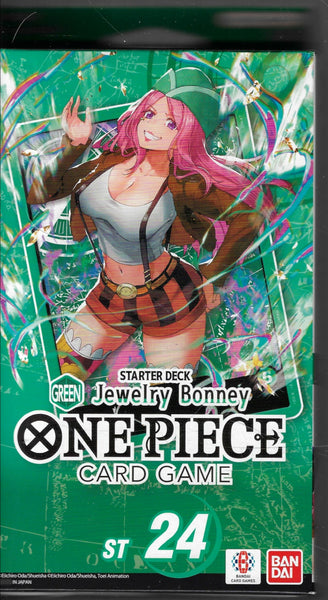One Piece TCG Jewelry Bonney Green Starter Deck ST24 - Bandai