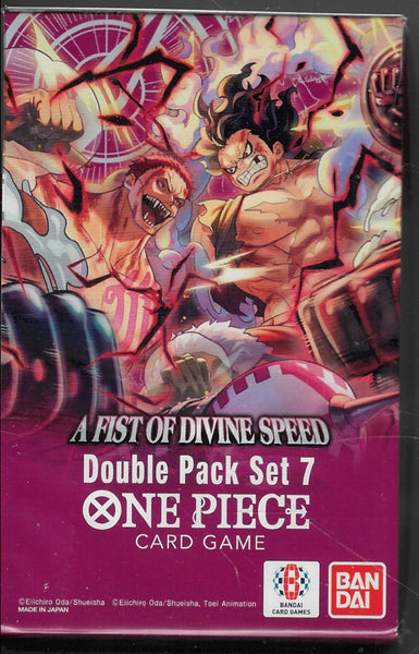One Piece TCG A Fist of Divine Speed Double Pack DP-07 Booster - Bandai