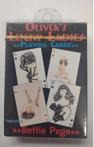 Olivia's Lucky Ladies Playing Cards Featuring Pettie Page - Olivia De Berardinis