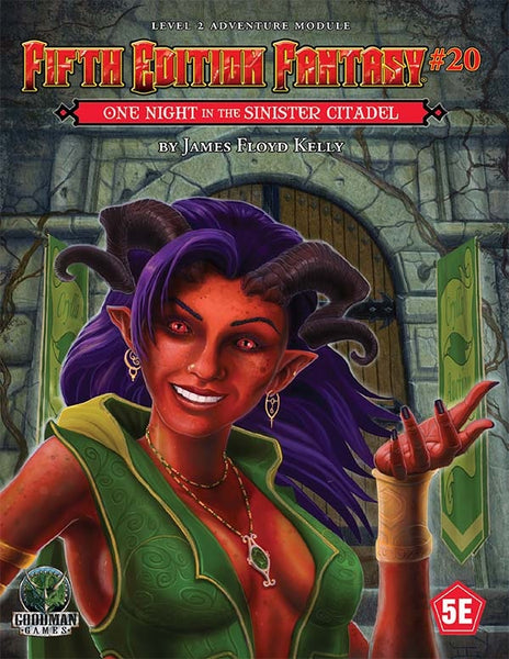 Fifth Edition Fantasy #20 One Night in the Sinister Citadel (D&D 5E Compatible) - Goodman Games