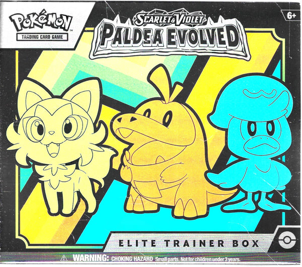 pokémon trading card game paldea evolved elite trainer box Pokemon Scarlet & Violet Paldea Evolved Elite Trainer Box