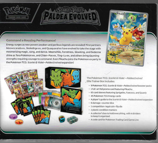 Pokemon Scarlet & Violet Paldea Evolved Elite Trainer ETB - Pokemon MantisGamingStudios Pokemon Scarlet & Violet Paldea Evolved Elite Trainer ETB - Pokemon MantisGamingStudios