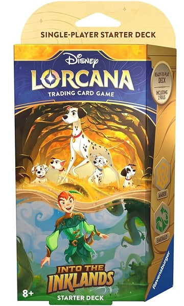 Disney Lorcana TCG Into the Inklands Amber Emerald Starter Deck - Lorcana TCG