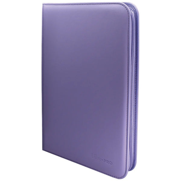 Vivid 9-Pocket Zippered PRO Binder Purple - Ultra Pro