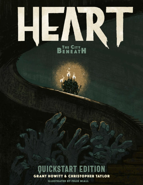 Heart RPG: The City Beneath Quickstart Rules (New Printing) - Rowan Rook and Decard