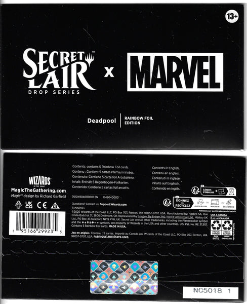 Secret Lair X Marvel's Deadpool Foil Edition - MTG - Magic The Gathering