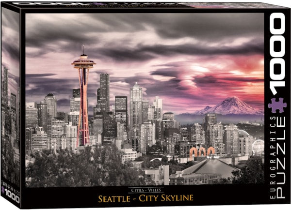 Seattle City Skyline 1000pc - EuroGraphics Puzzle