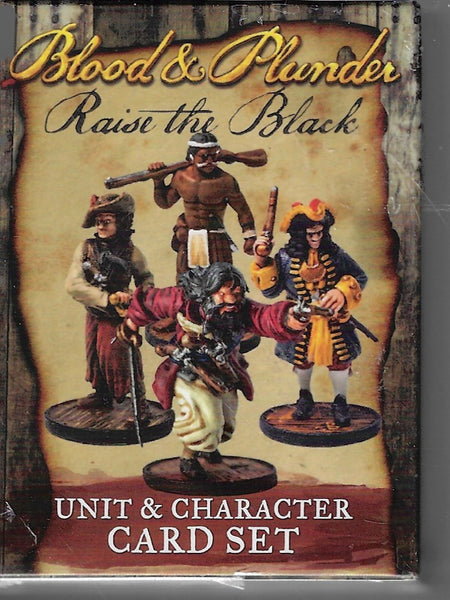 Raise The Black Unit Card and Character Card Set - Blood & Plunder