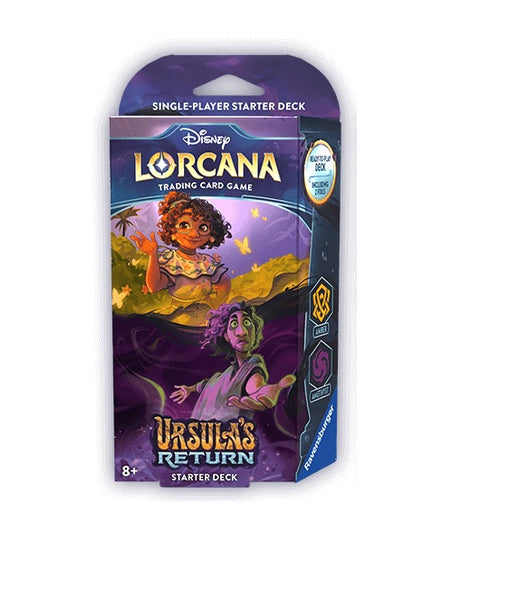 Disney Lorcana TCG: Ursula`s Return Starter Deck Amber & Amethyst -  Lorcana TCG