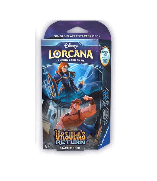 Disney Lorcana TCG: Ursula`s Return Starter Deck Sapphire & Steel - Lorcana TCG