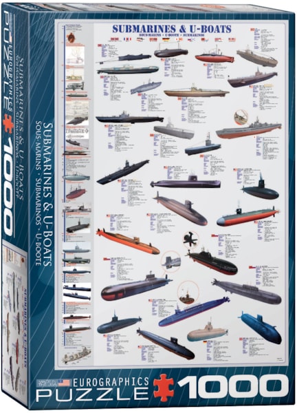 Submarine & U-Boats 1000pc - EuroGraphics Puzzle