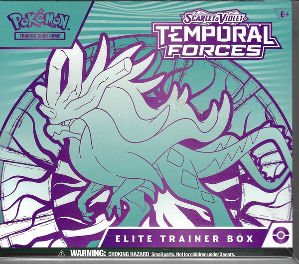 Pokemon TCG Scarlet & Violet Temporal Forces ETB Elite Trainer Box - Pokemon