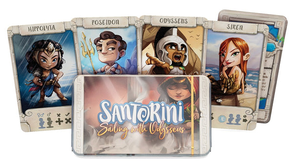 Santorini: Second Edition Tides of Poseidon Expansion Pack - Roxley Games