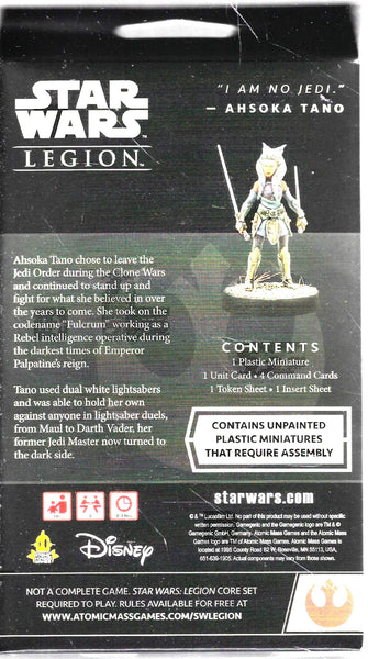 Star Wars: Legion - Ahsoka Tano Operative Expansion, Tabletop Miniatures