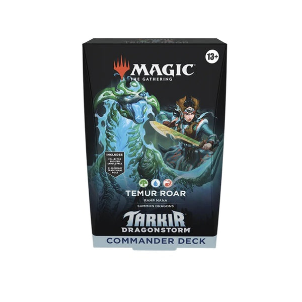 Tarkir Dragonstorm Commander Deck Temur Roar - MTG - Magic The Gathering