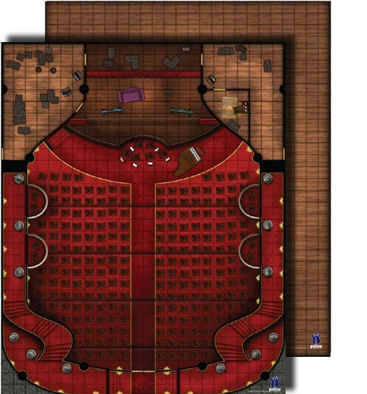 GameMastery Flip-Mat: Theater - Piazo