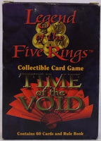 Legend of the Five Rings CCG Time of the Void Phoenix Clan Stronghold Deck - AEG