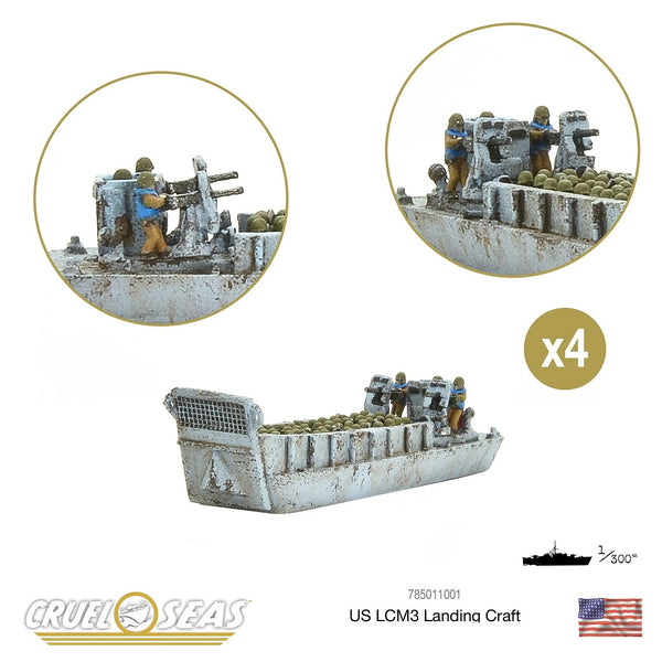 US LCM3 Landing Craft - Cruel Seas