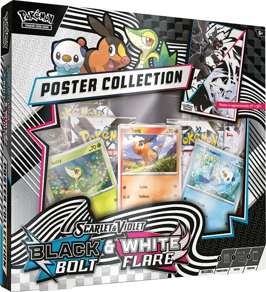 Pokemon TCG Unova Black Bolt & White Flare Poster Collection - Pokemon