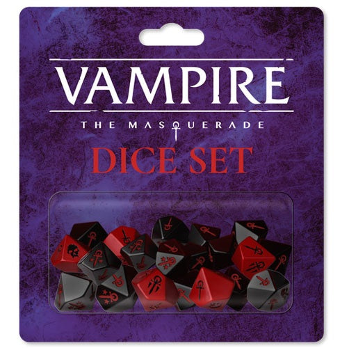 Vampire the Masquerade Dice Set - Renegade Games Studios