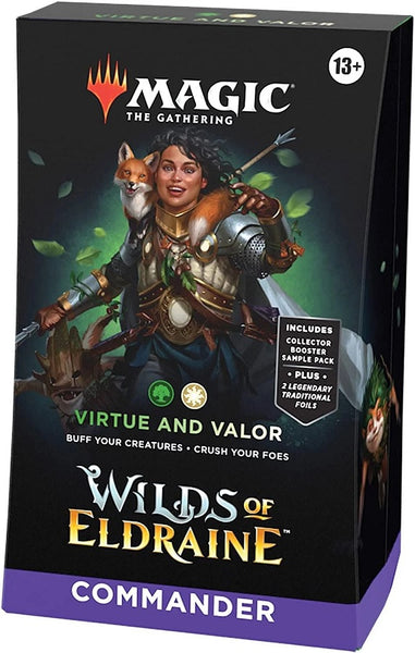 Wilds of Eldraine Commander Deck Virtue and Valor - MTG - Magic The Gathering