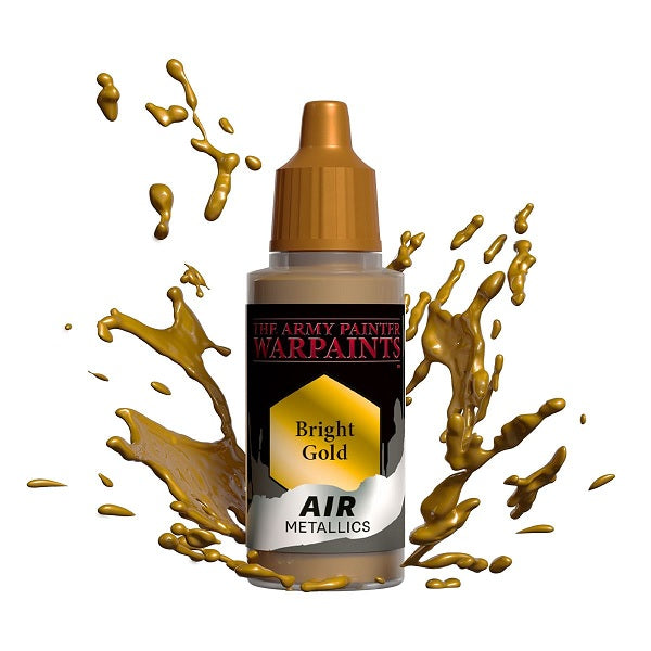 Warpaints Air Metallics: Bright Gold 18ml - The Army Painter