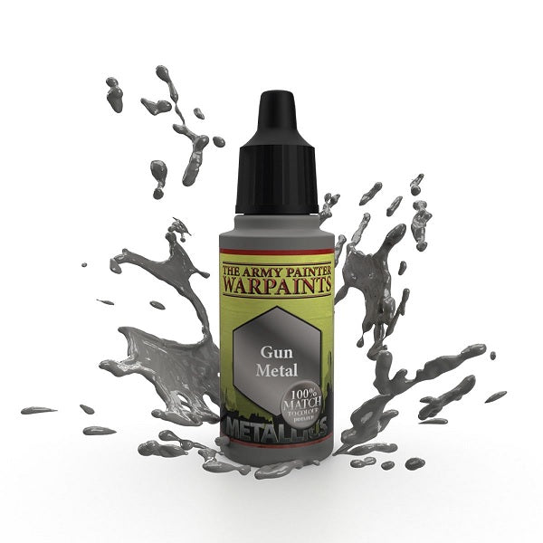 Warpaints Air Metallics: Gun Metal 18ml - The Army Painter