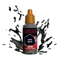 Warpaints Air: Matt Black 18ml - The Army Painter