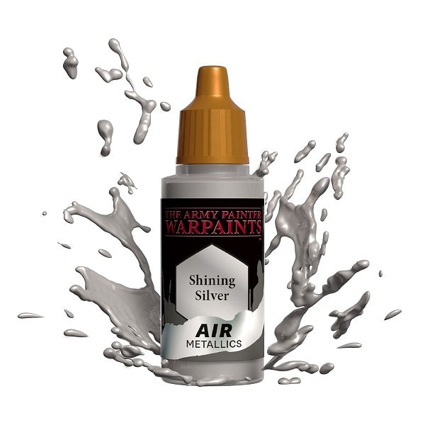 Warpaints Air Metallics: Shining Silver 18ml - The Army Painter