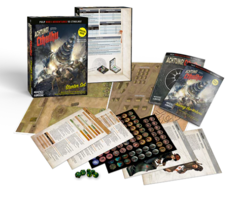 Achtung! Cthulhu 2D20 Starter Set Box - Modiphius Entertainment