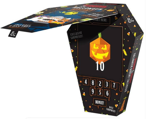 Advent Dice Calendar: Dungeons & Dragons Halloween Haunt - Fanroll Metallic Dice Games