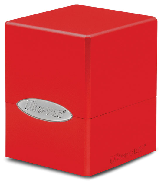 Satin Cube Deck Box Apple Red - Ultra Pro