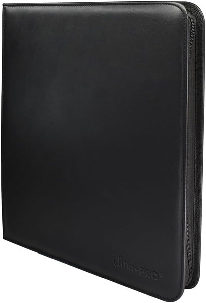 Vivid 12-Pocket Zippered PRO Binder Black - Ultra Pro