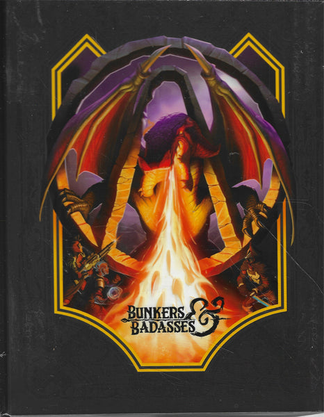 Bunkers & Badasses RPG HC Sourcebook - Nerdvana Games