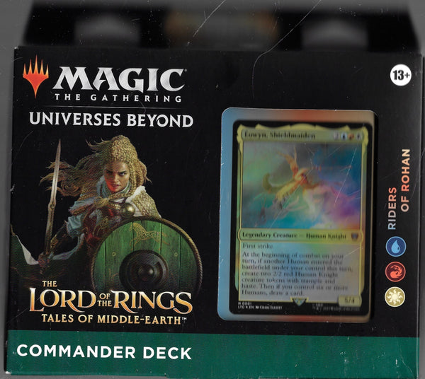 Lord of the Rings Commander Deck Riders of Rohan - MTG - Magic The Gat MantisGamingStudios Lord of the Rings Commander Deck Riders of Rohan - MTG - Magic The Gat MantisGamingStudios