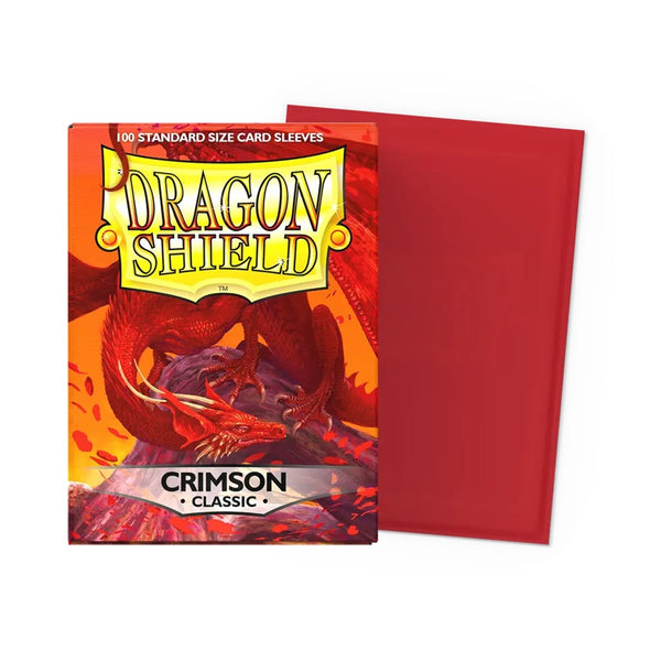 Dragon Shield Crimson Classic (100) - Arcane Tinmen