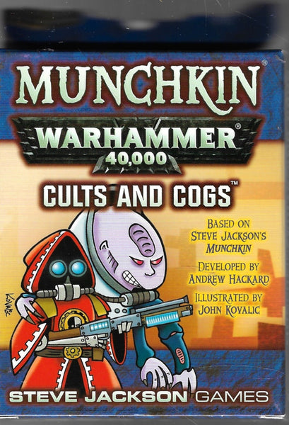 Munchkin Warhammer 40K Cults and Cogs Expansion - Steve Jackson Games