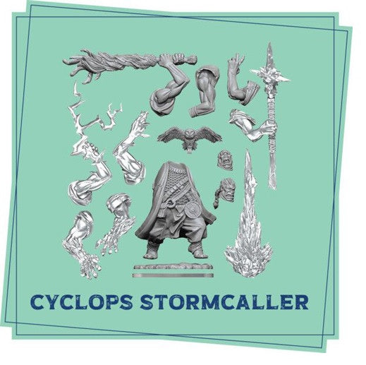 Gilmore`s Fantastic Fabrications Cyclops Stormcaller - Critical Role Unpainted Minis