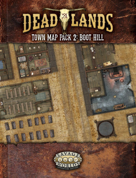 Savage Worlds Deadlands Town Map Pack 2 Boot Hill - Pinnacle Entertainment Group