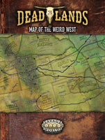 Savage Worlds Deadlands Map of the Weird West - Pinnacle Entertainment Group